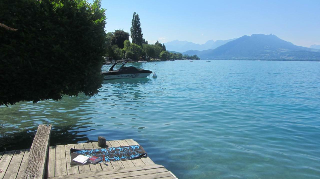 Villa Le Lac Cottage Au Bord Du Lac D'Annecy - Chambre Chez L'Habitant - Les Terrasses Du Lac Veyrier-du-Lac Eksteriør bilde